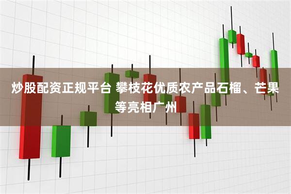 炒股配资正规平台 攀枝花优质农产品石榴、芒果等亮相广州